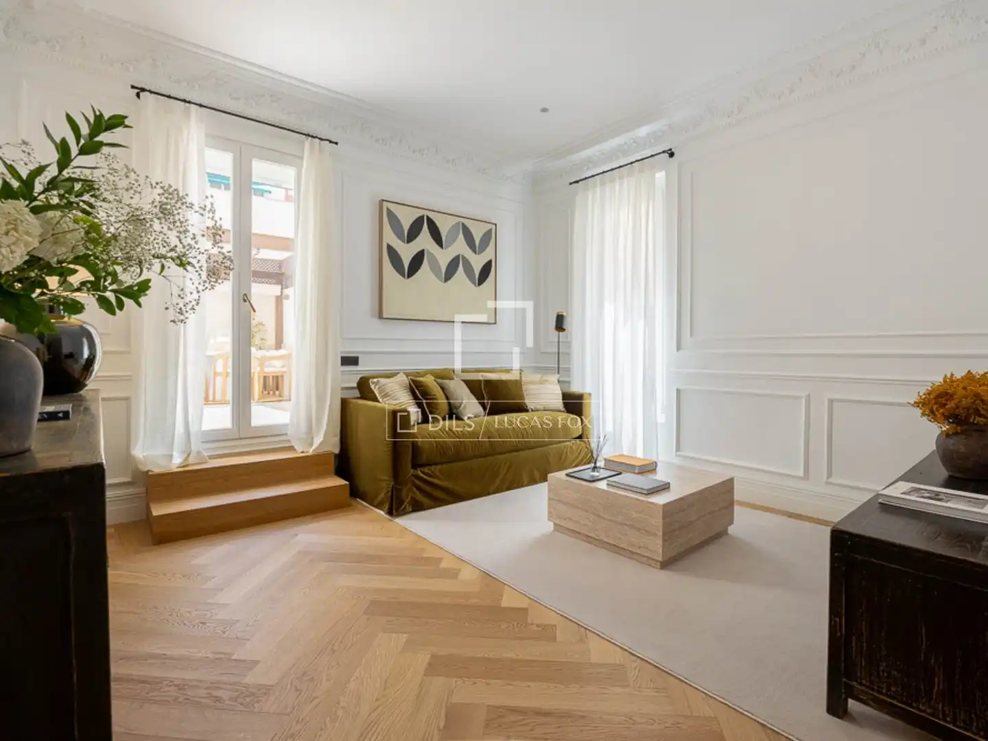 Wohnzimmer von Wohnung zum Verkauf in Los Molinos mit Klimaanlage, Heizung und Parkett