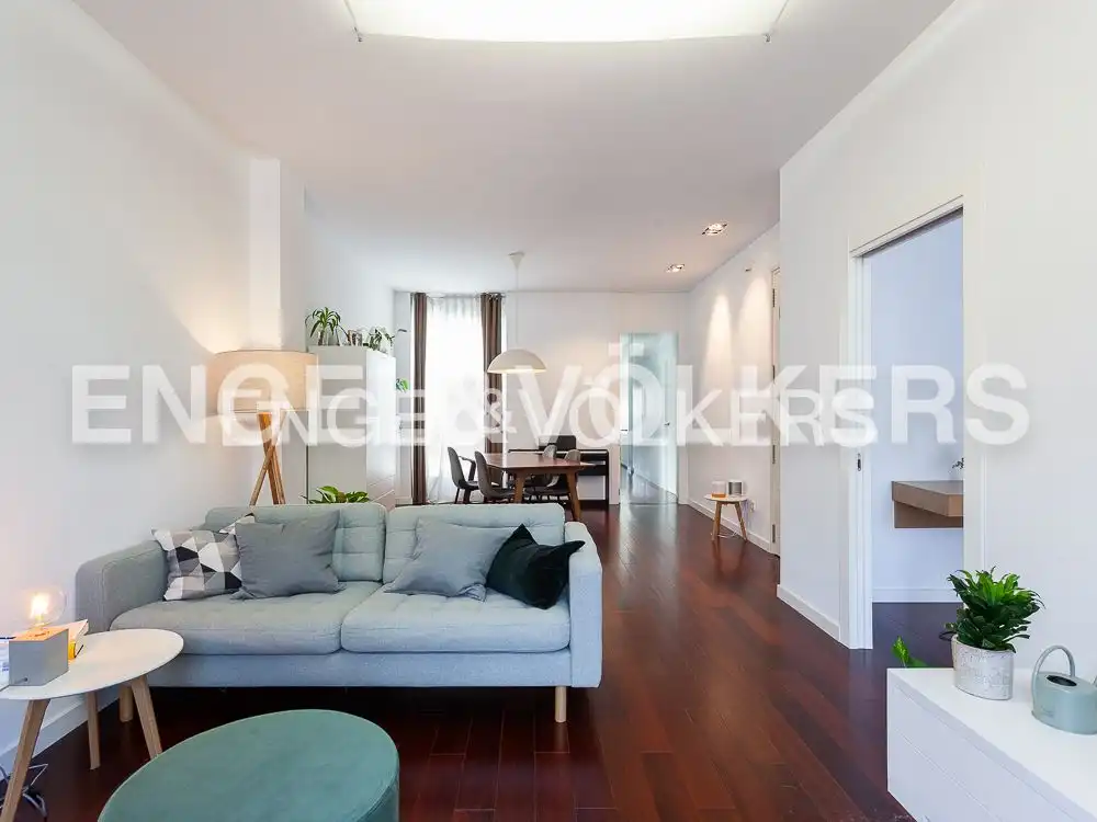 Living room of Flat for rent in Valencia  with Air Conditioner, Heating and Parquet flooring