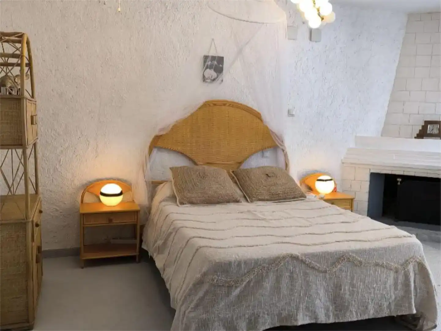 Habitación de Casa o chalet de alquiler en Sant Pere de Ribes con Aire acondicionado, Jardín privado y Piscina