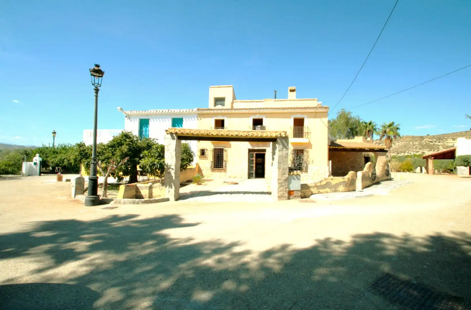 Vista exterior de Casa o chalet en venta en Cantoria con Jardín privado, Terraza y Piscina