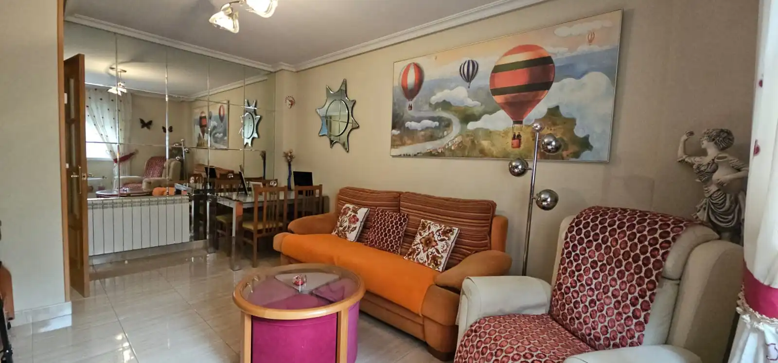 Sala de estar de Piso en venta en Puertollano con Calefacción y Amueblado