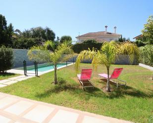 Jardí de Casa o xalet en venda en Jerez de la Frontera amb Aire condicionat, Traster i Piscina