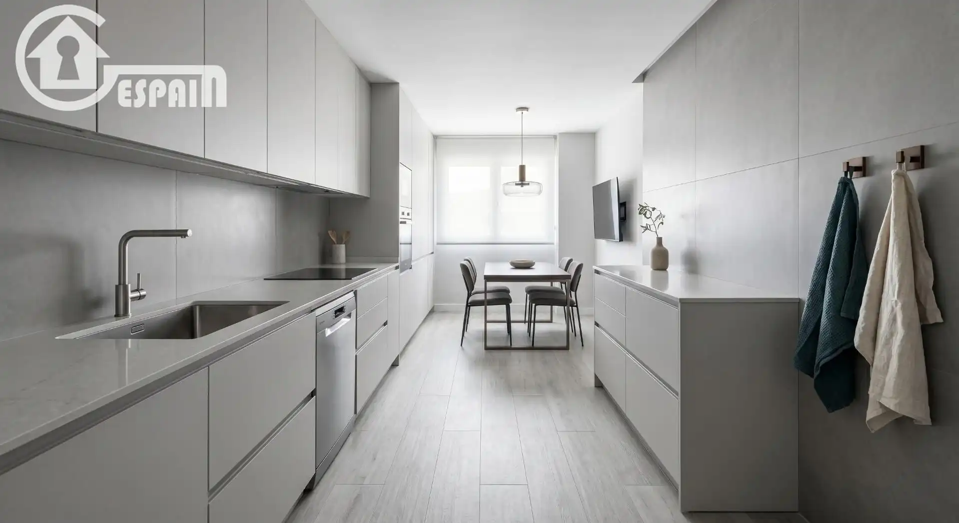 Kitchen of Flat for sale in Madrid  with Air Conditioner and Heating