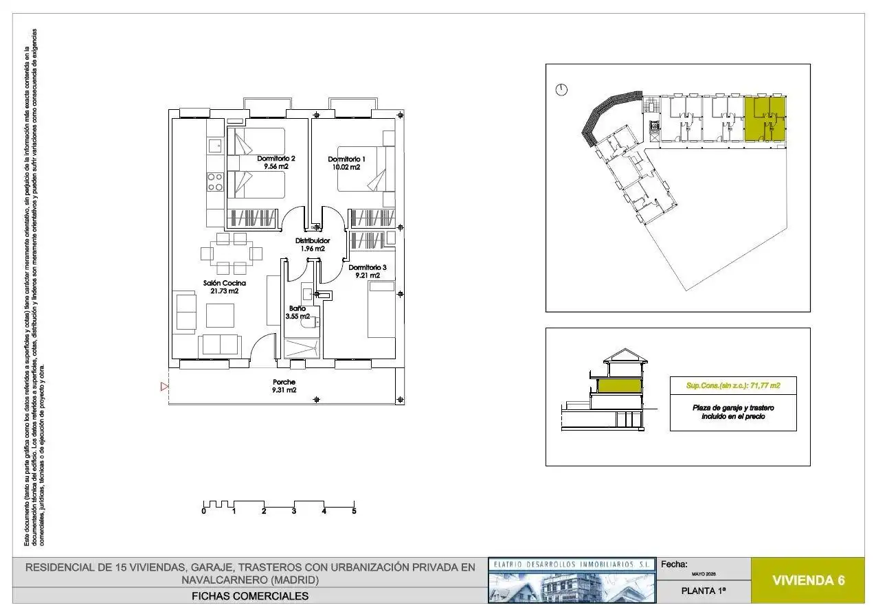 Flat for sale in Navalcarnero  with Heating, Private garden and Terrace