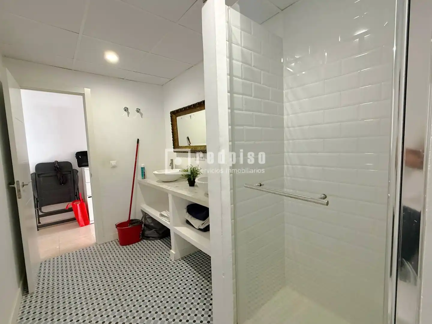 Baño de Piso de alquiler en Málaga con Calefacción y Amueblado