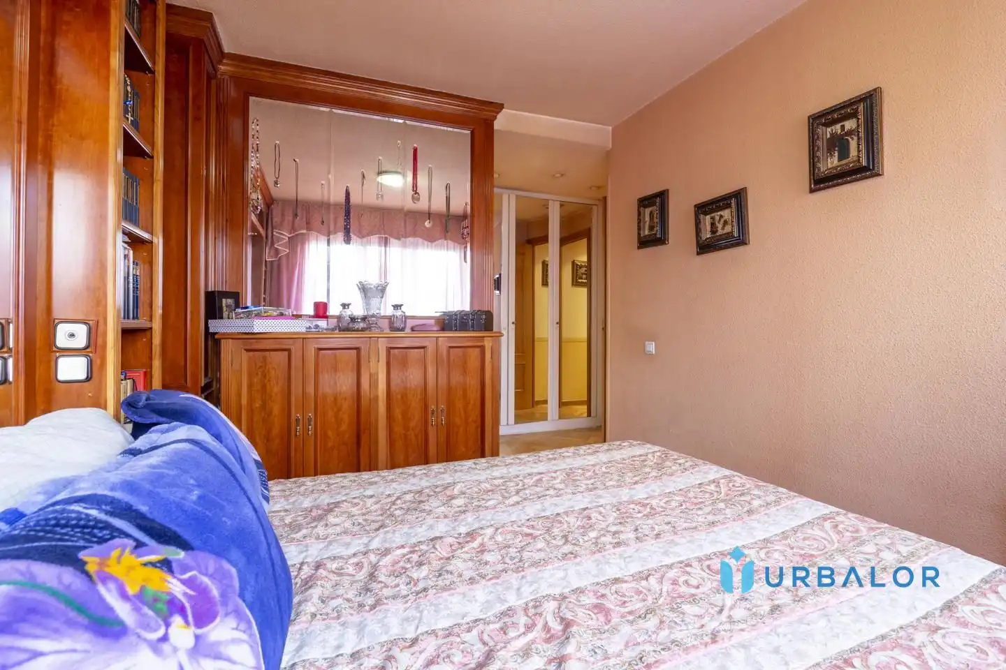 Schlafzimmer von Wohnung zum Verkauf in Alcorcón mit Klimaanlage, Heizung und Parkett