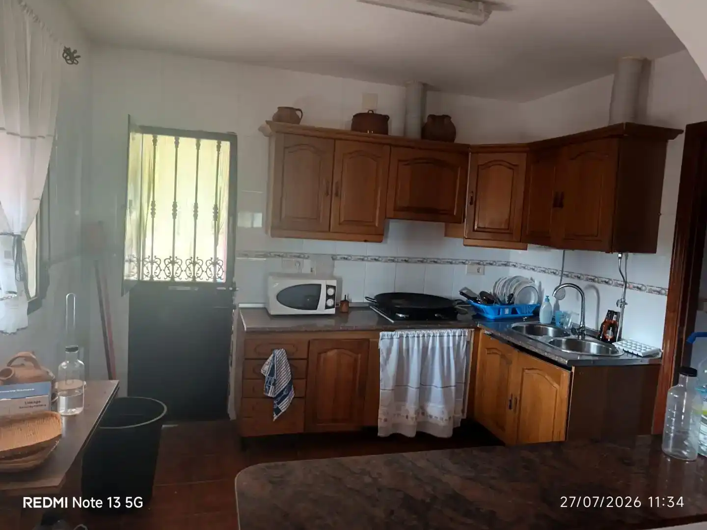 Cuina de Casa o xalet en venda en Villar de Rena amb Moblat