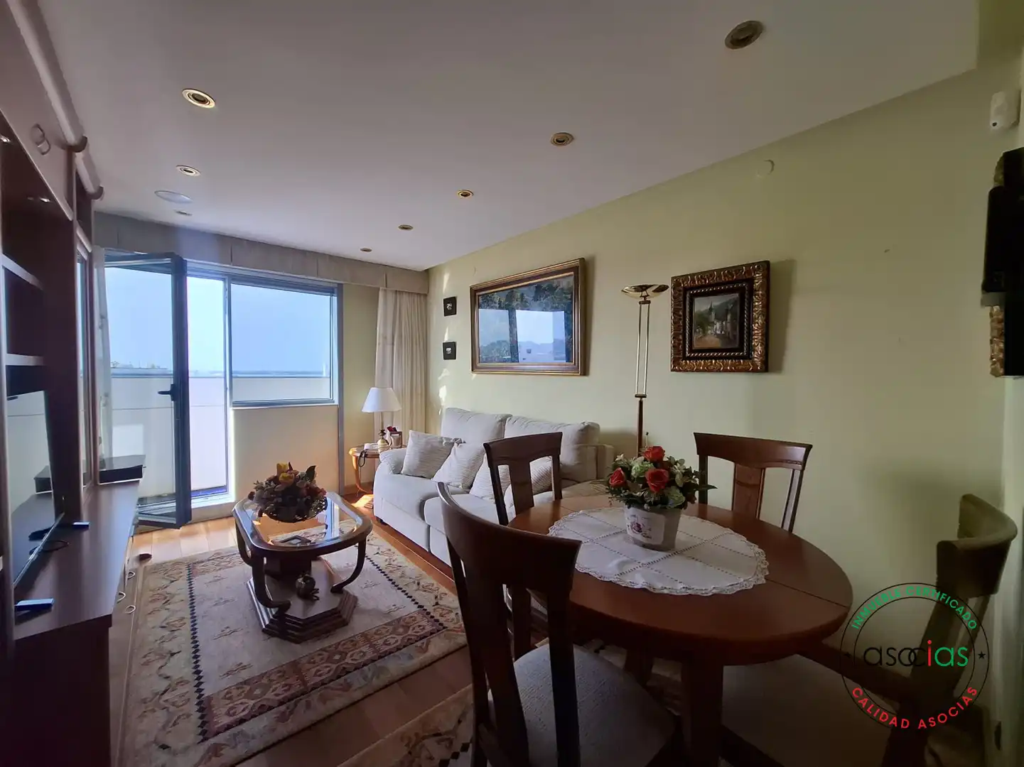 Wohnzimmer von Wohnung zum Verkauf in Gijón  mit Heizung, Terrasse und Abstellraum