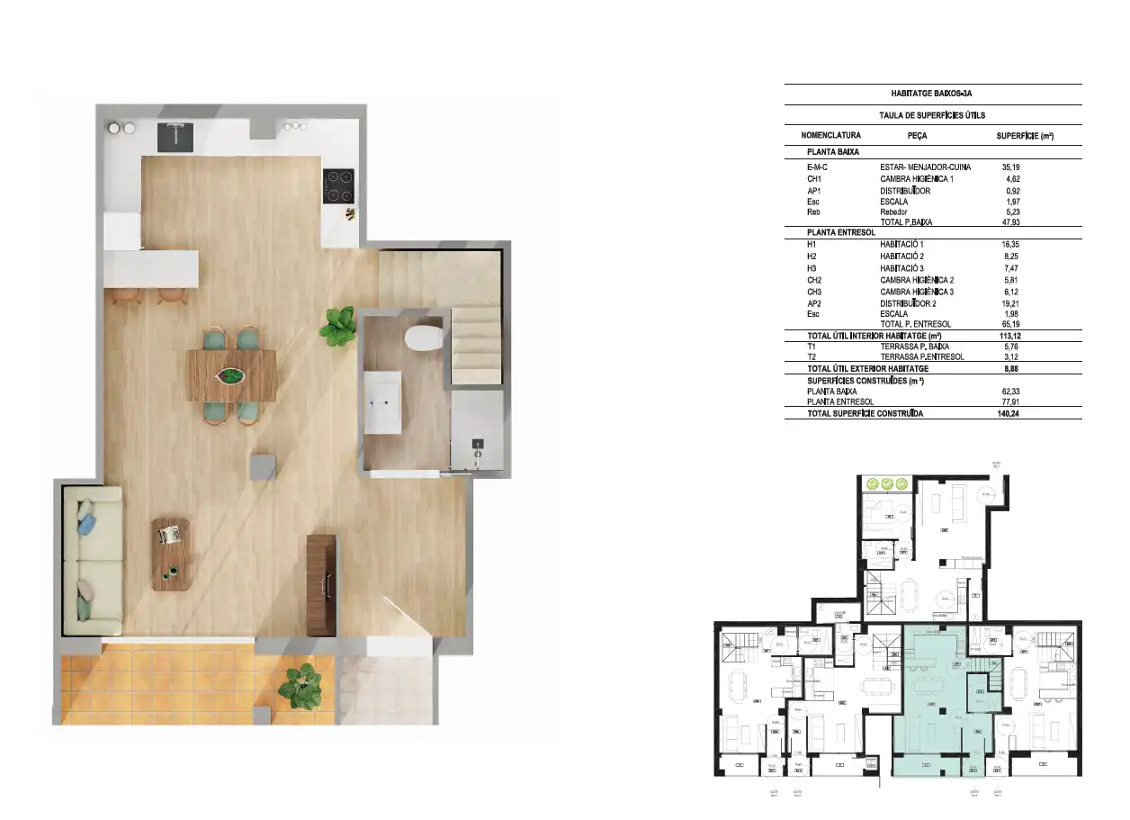 Appartamento con terrazza in vendita a Calle Audreu tuyet i Santa Maria, imagen 32
