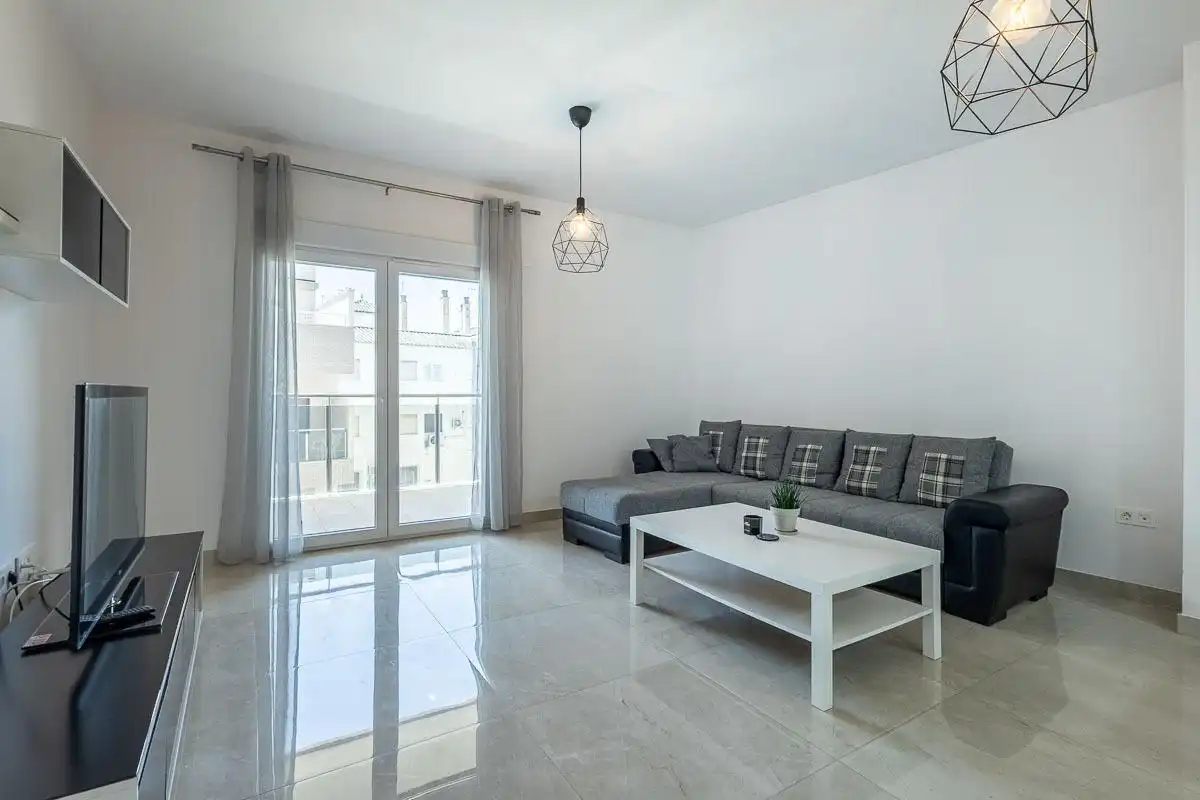Wohnzimmer von Wohnung zum Verkauf in Albolote mit Klimaanlage, Privatgarten und Terrasse