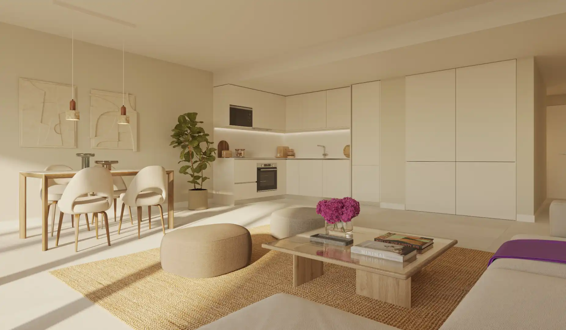 Sala de estar de Piso en venta en Cubelles con Aire acondicionado, Calefacción y Jardín privado