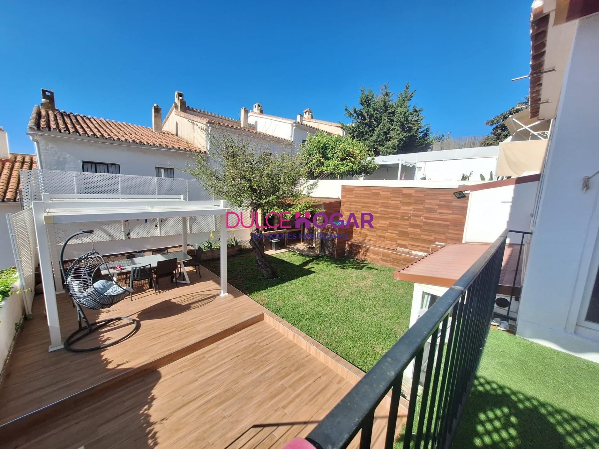 Terrace of Single-family semi-detached for sale in Rincón de la Victoria  with Air Conditioner, Private garden and Terrace