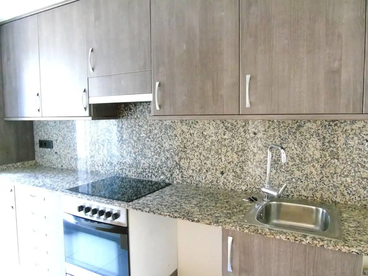 Küche von Wohnung zum Verkauf in Sant Martí de Centelles mit Heizung, Parkett und Balkon