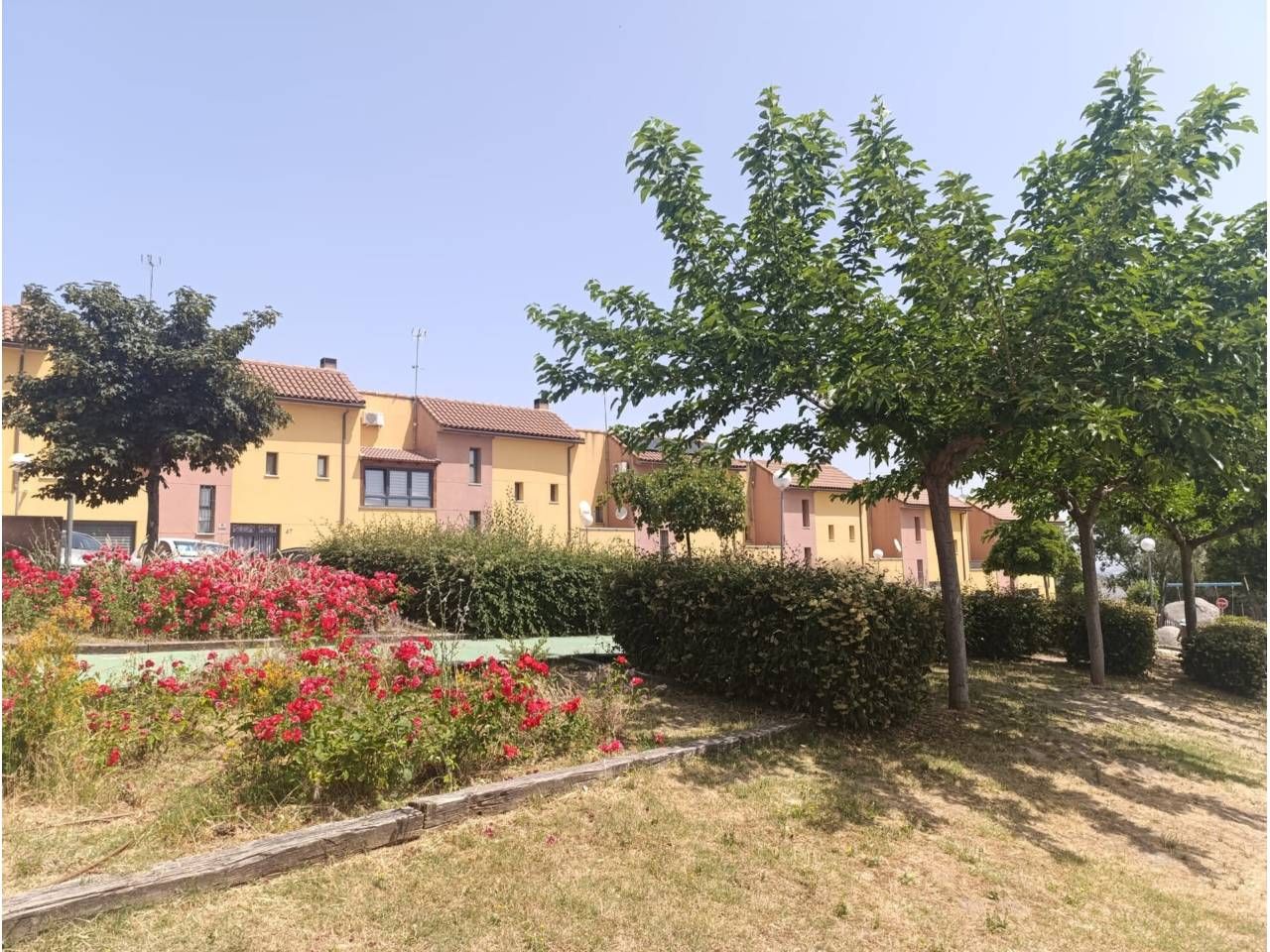 Garden of Single-family semi-detached for sale in El Molar (Madrid)  with Air Conditioner and Heating