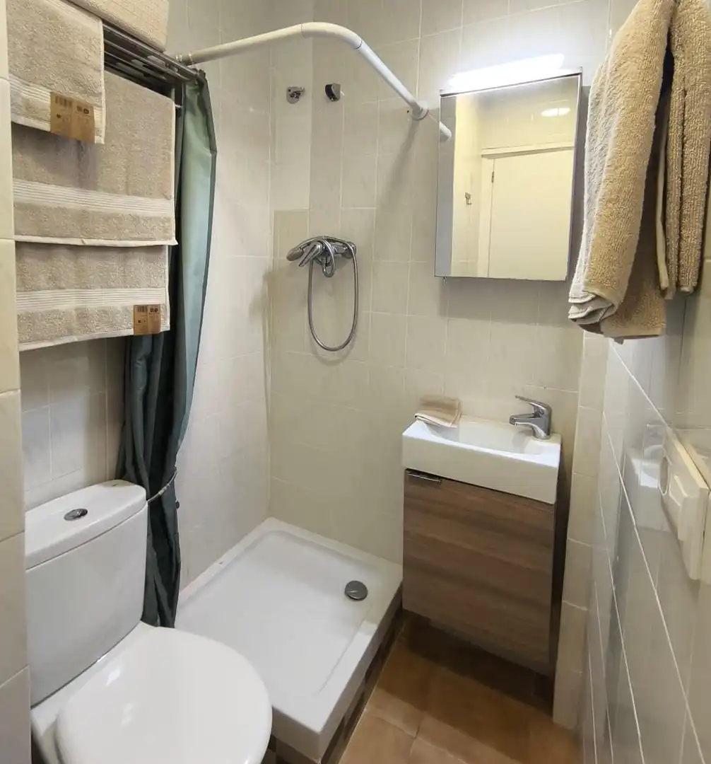 Bathroom of Study for sale in Lloret de Mar  with Air Conditioner, Heating and Private garden