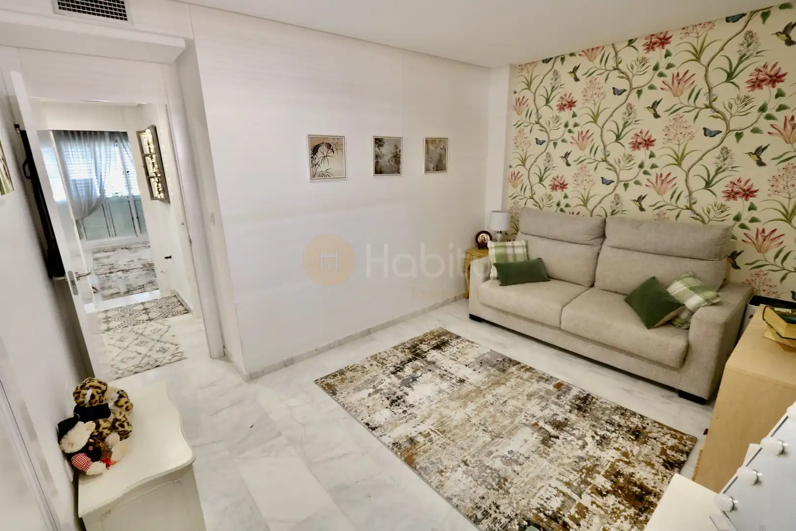 Sala de estar de Planta baja en venta en Fuente Álamo de Murcia con Aire acondicionado, Calefacción y Jardín privado