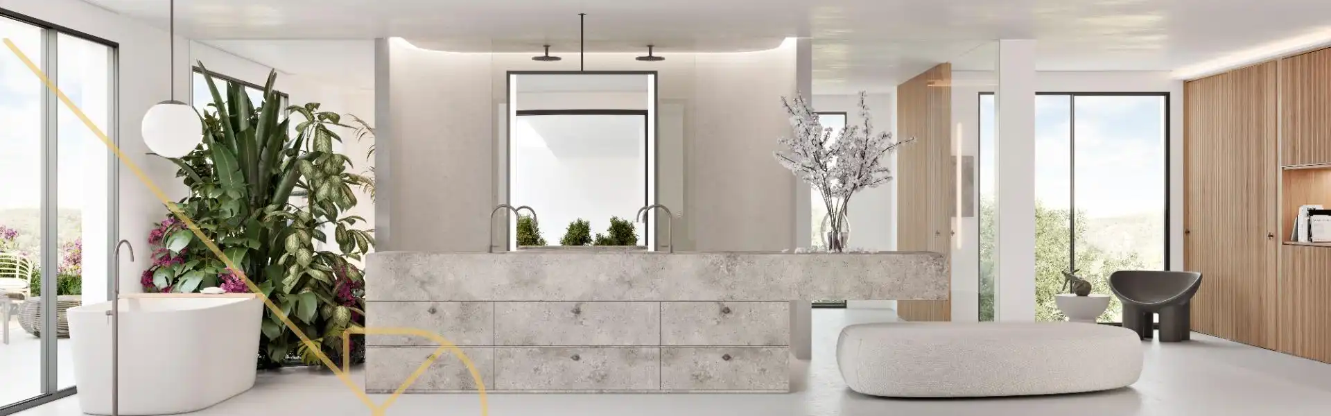 Baño de Apartamento en venta en Sotogrande con Aire acondicionado, Calefacción y Jardín privado