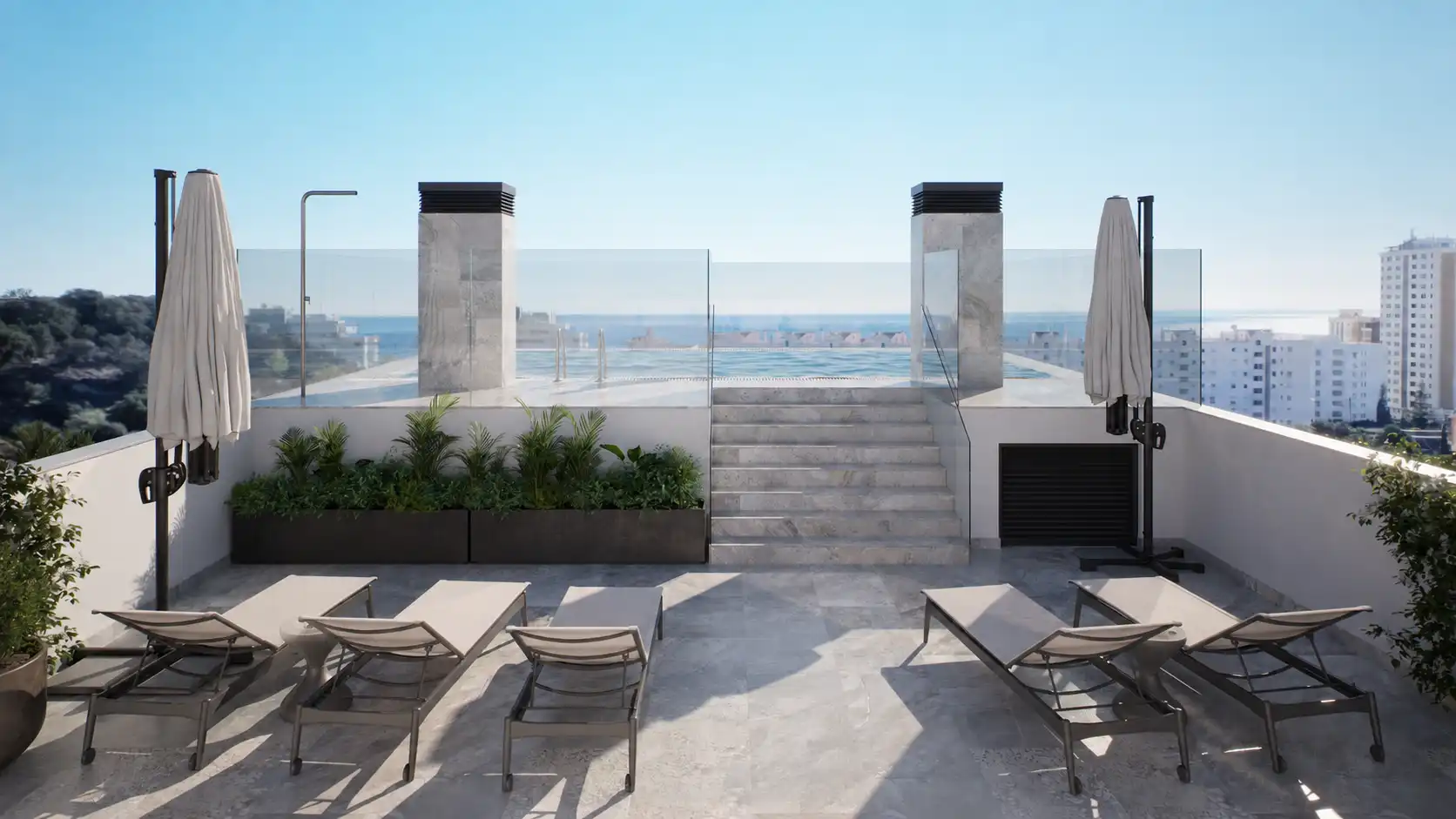 Terrace of Apartments for sale in Fuengirola  with Air Conditioner, Heating and Terrace