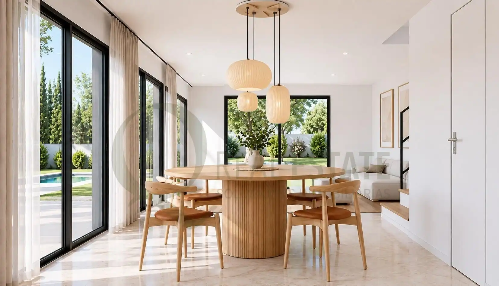 Comedor de Casa o chalet en venta en Alicante / Alacant con Calefacción, Jardín privado y Terraza
