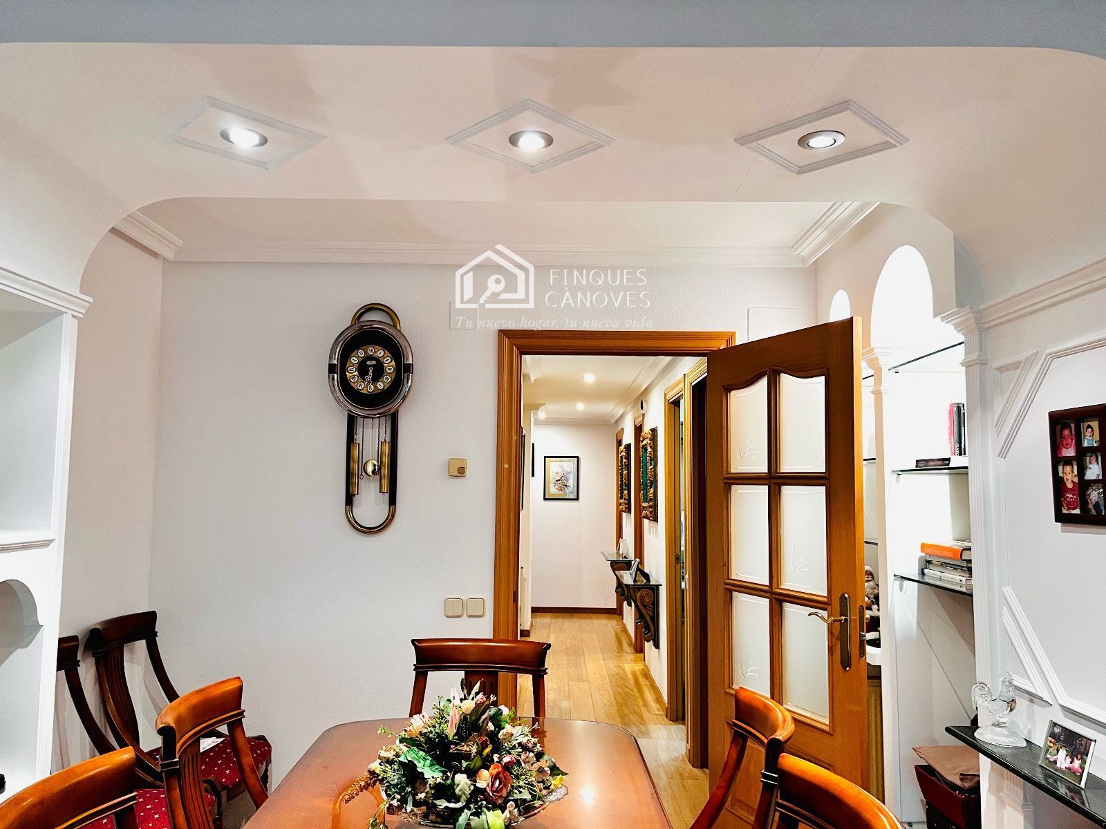 Menjador de Pis en venda en Girona Capital amb Aire condicionat, Calefacció i Parquet