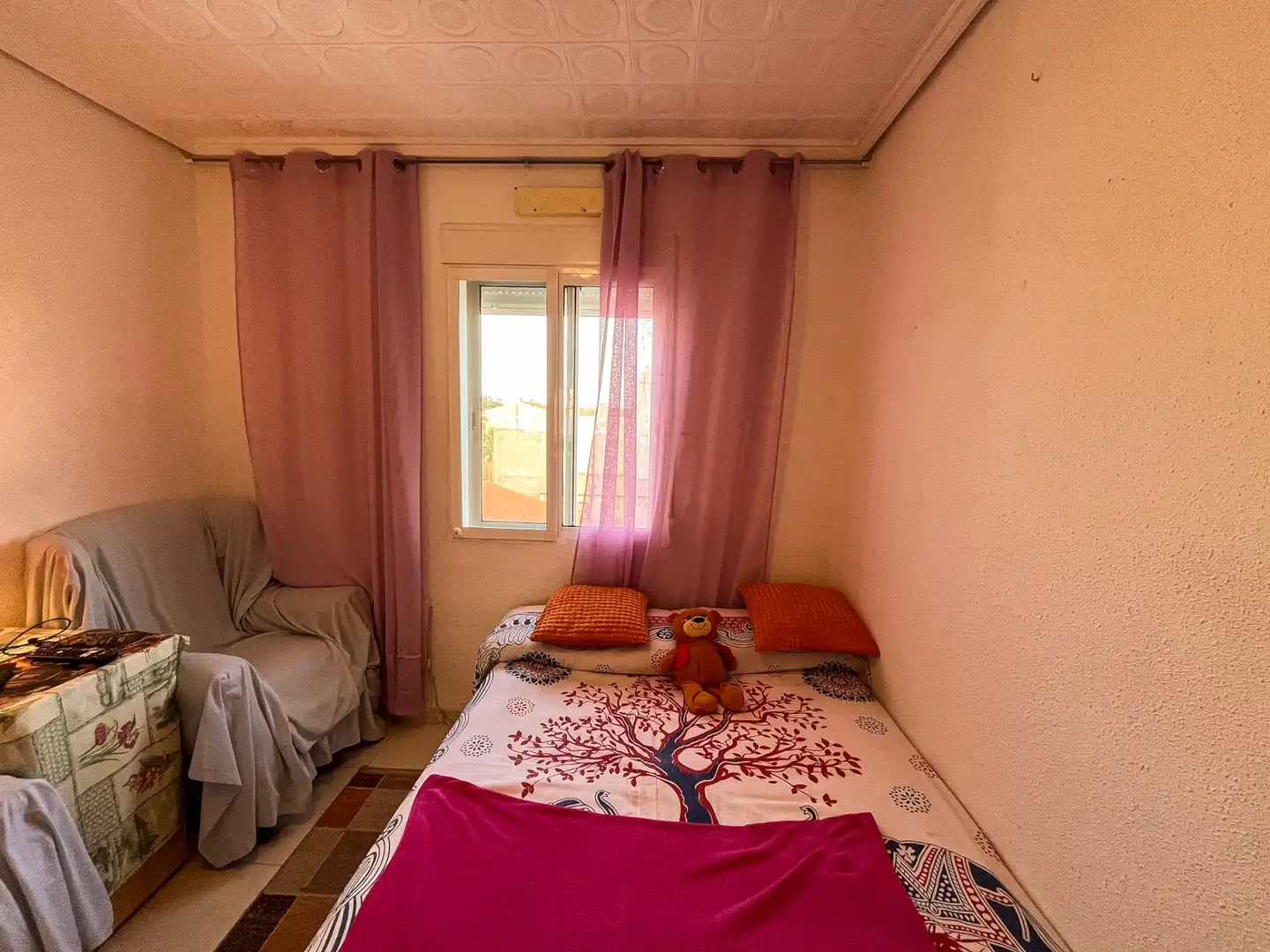 Schlafzimmer von Wohnung zum Verkauf in Sagunto / Sagunt mit Klimaanlage, Heizung und Möbliert
