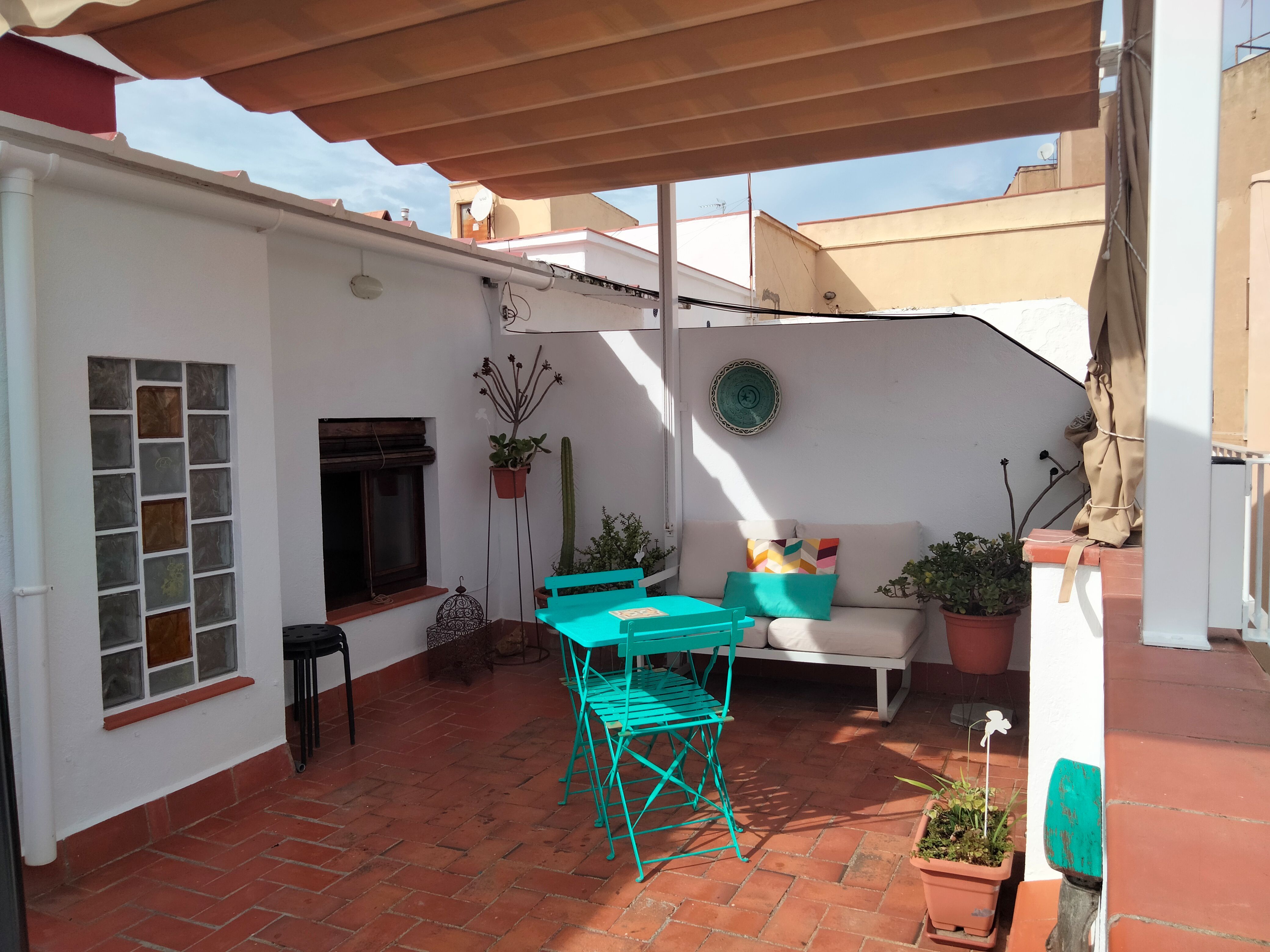 Terrace of Attic to rent in  Barcelona Capital  with Air Conditioner, Heating and Parquet flooring