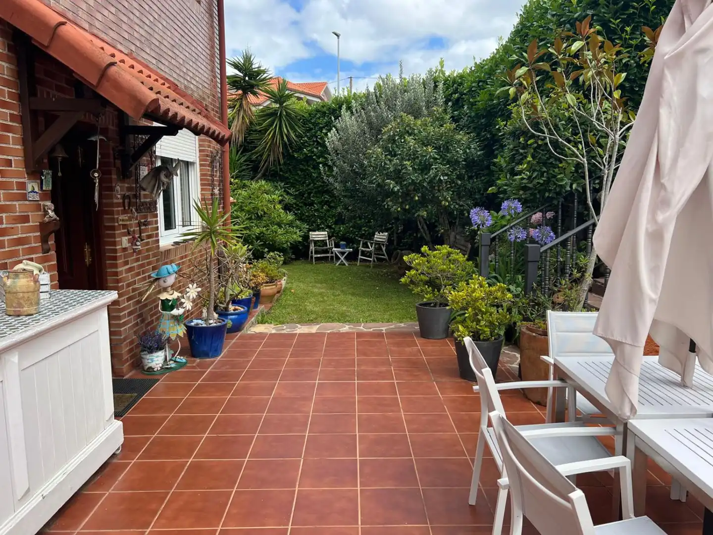 Terraza de Casa o chalet de alquiler en Limpias con Calefacción, Terraza y Amueblado