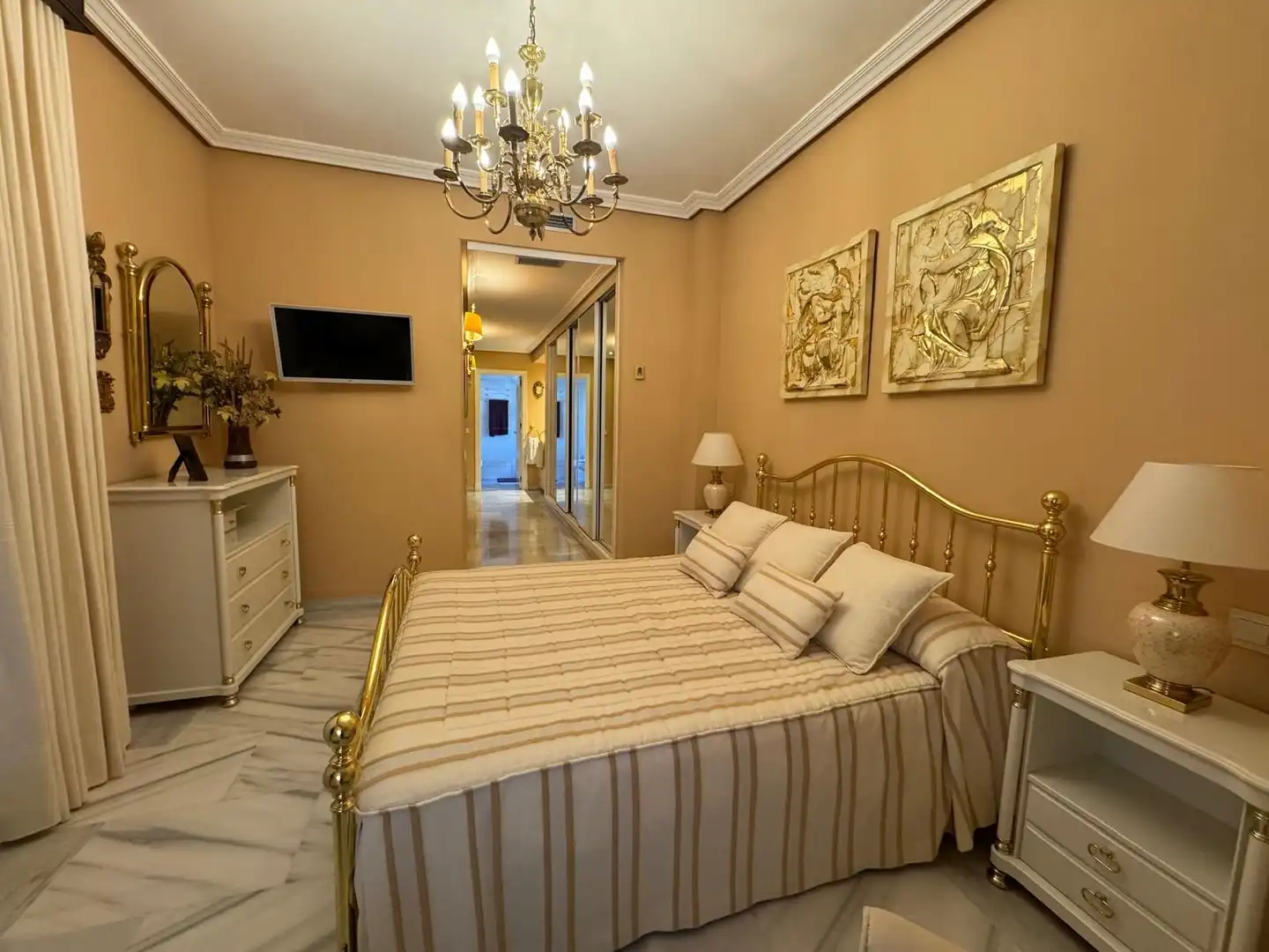 Bedroom of Flat for sale in Jerez de la Frontera  with Air Conditioner, Private garden and Terrace