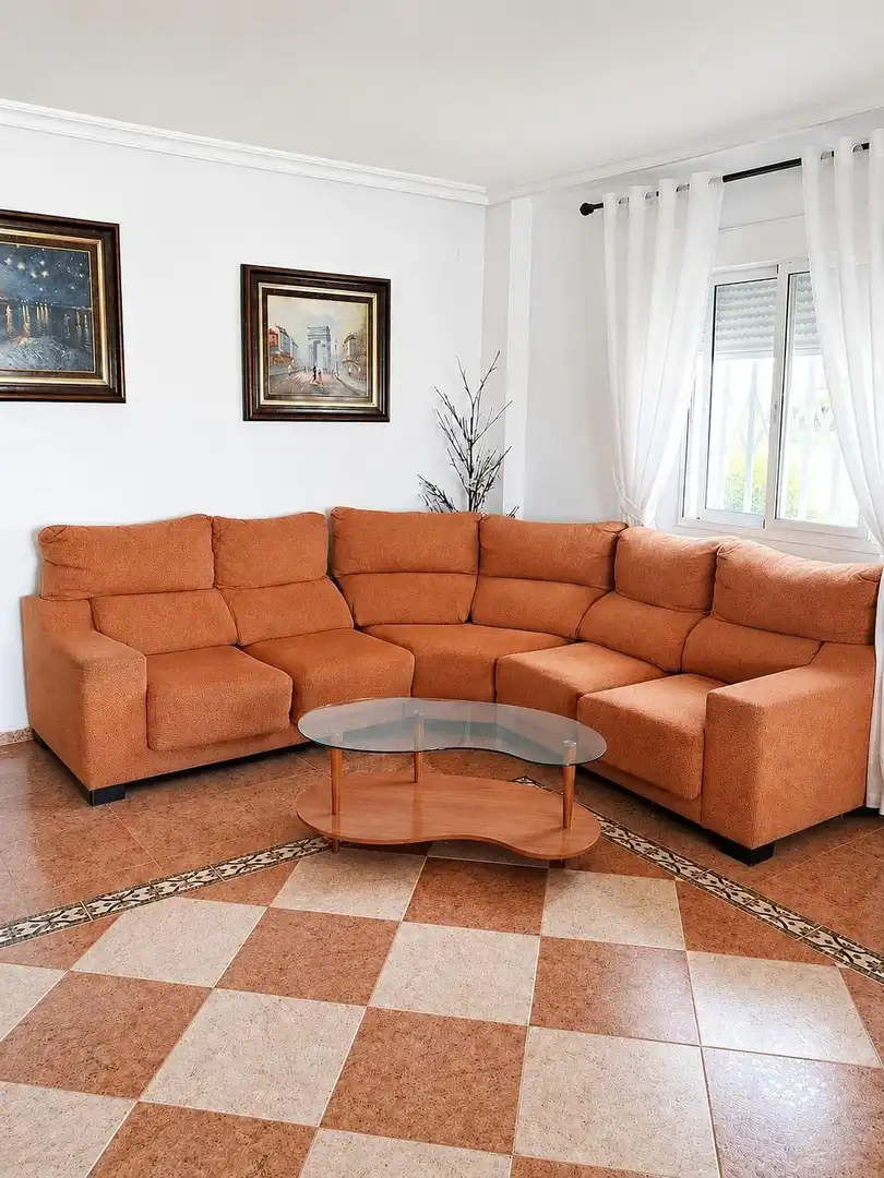 Living room of Houses for sale in Alicante / Alacant  with Private garden, Terrace and Swimming Pool