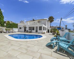 Exterior view of House or chalet for sale in Mijas  with Air Conditioner, Terrace and Swimming Pool