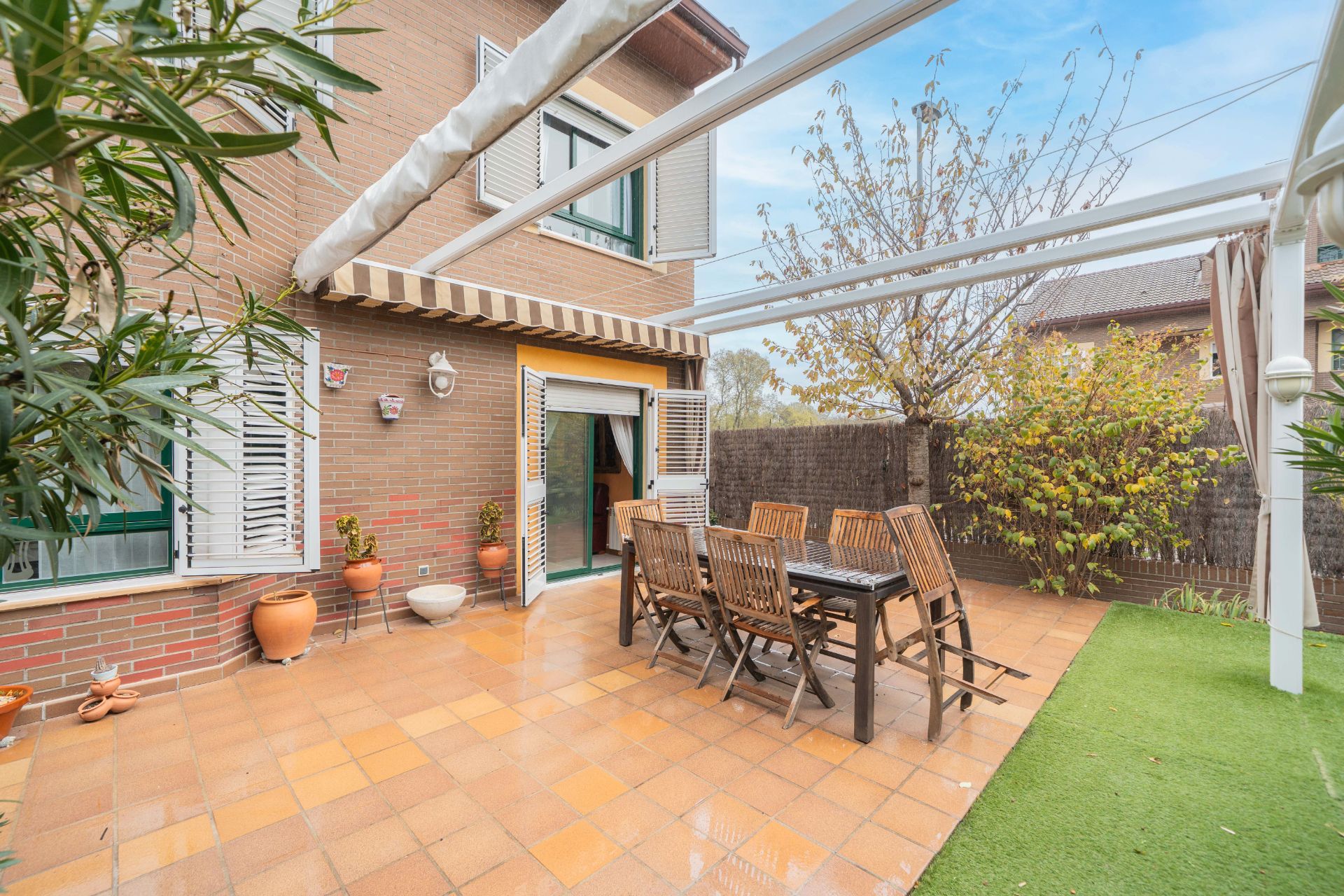 Terrassa de Casa adosada en venda en Moralzarzal