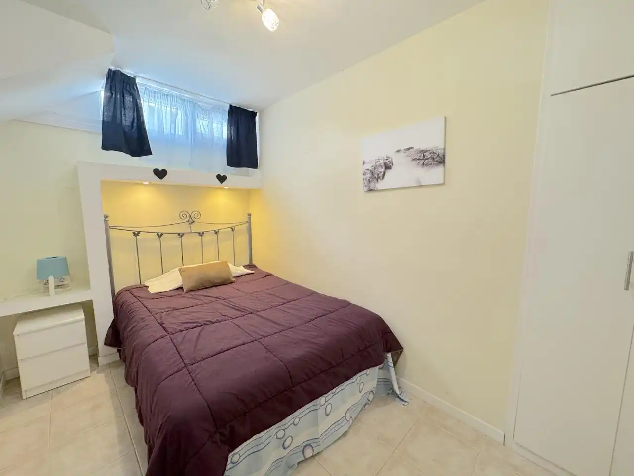 Schlafzimmer von Maisonette zum Verkauf in Puerto de la Cruz mit Klimaanlage, Terrasse und Möbliert