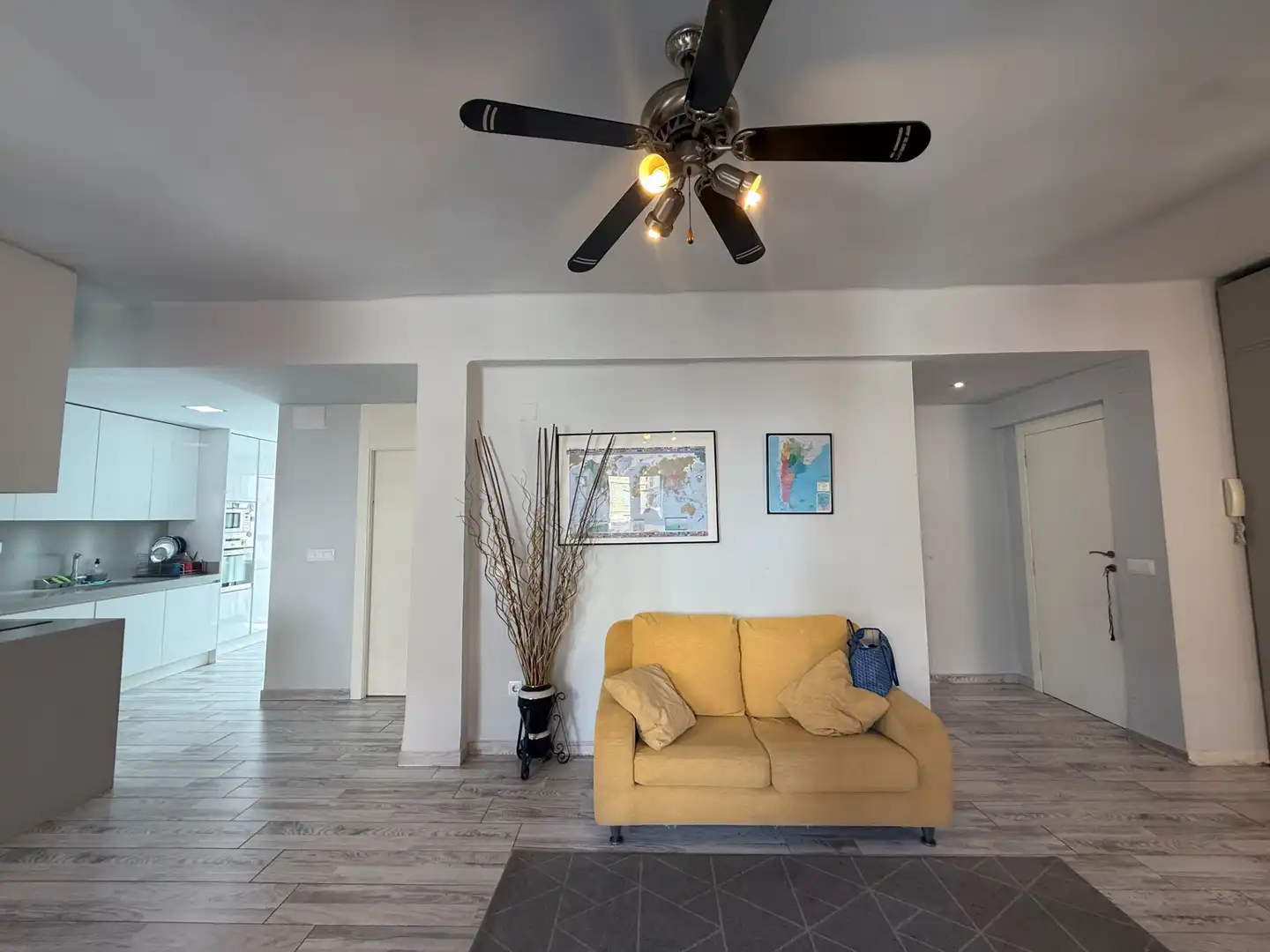Sala de estar de Piso en venta en Oliva con Aire acondicionado, Calefacción y Terraza