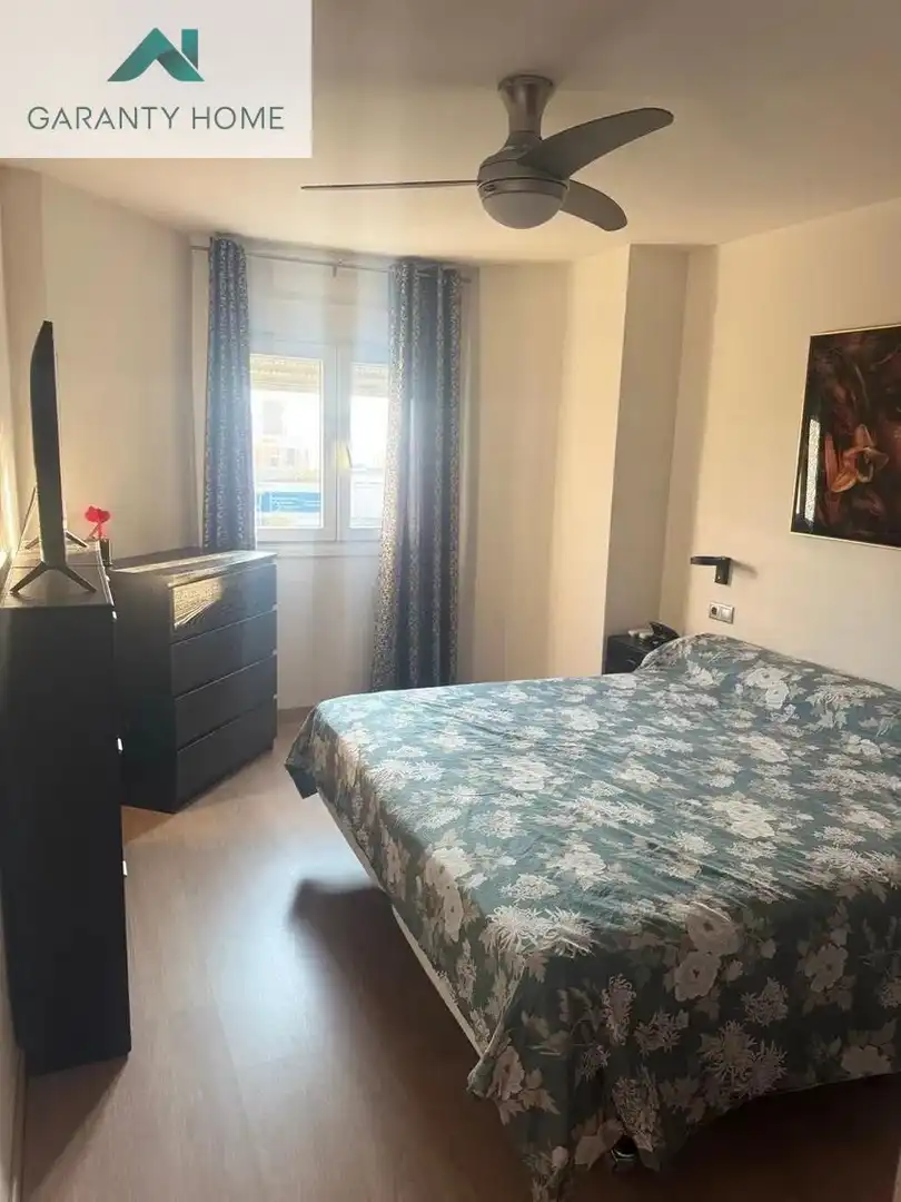 Bedroom of Flat for sale in Málaga  with Air Conditioner, Heating and Private garden