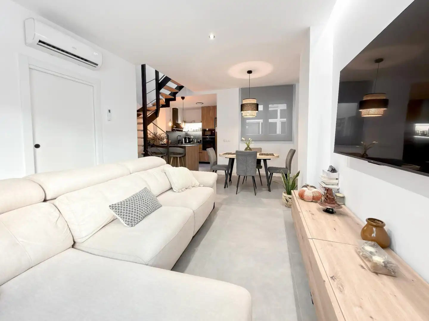 Sala de estar de Casa o chalet de alquiler en Massamagrell con Aire acondicionado, Terraza y Amueblado