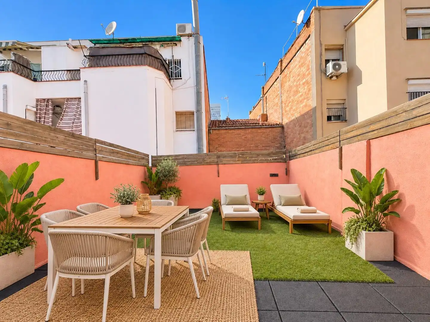 Terraza de Casa o chalet en venta en Centre