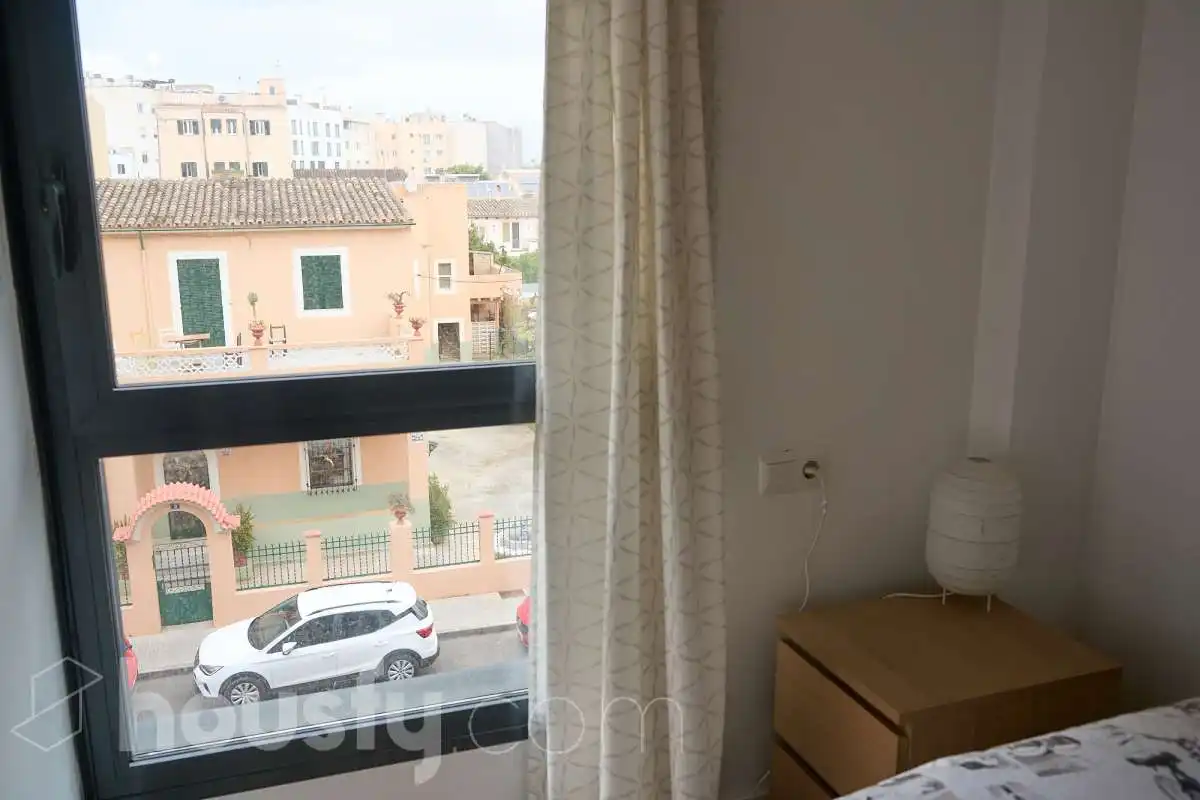 Schlafzimmer von Wohnung zum Verkauf in  Palma de Mallorca mit Klimaanlage, Heizung und Privatgarten