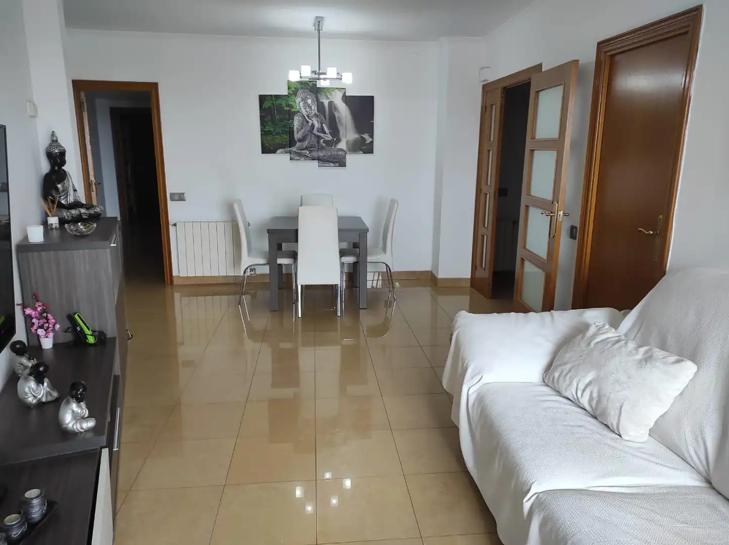Sala de estar de Piso en venta en Esplugues de Llobregat con Calefacción y Terraza