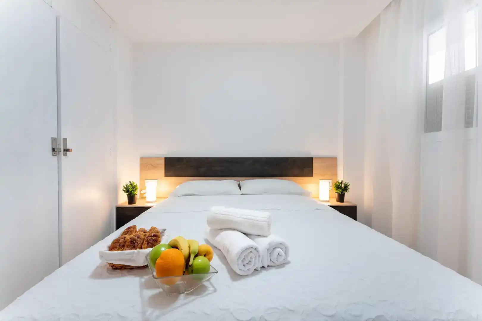 Bedroom of Flat for rent in Salou  with Air Conditioner, Parquet flooring and Furnished