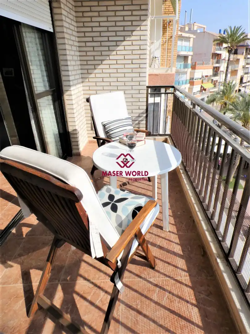 Terraza de Apartamento en venta en Mazarrón con Amueblado y Balcón