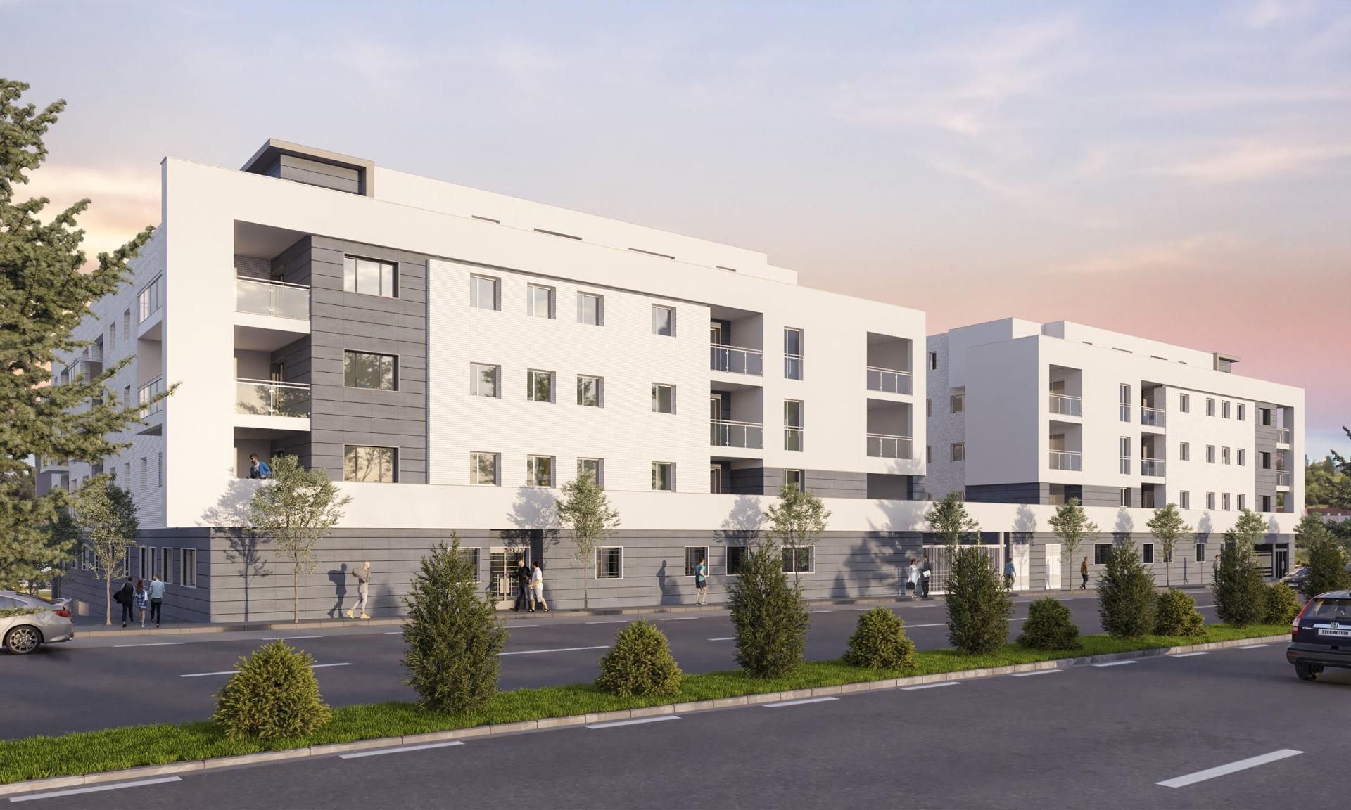 Exterior view of Flat for sale in Badajoz Capital  with Air Conditioner, Heating and Community pool