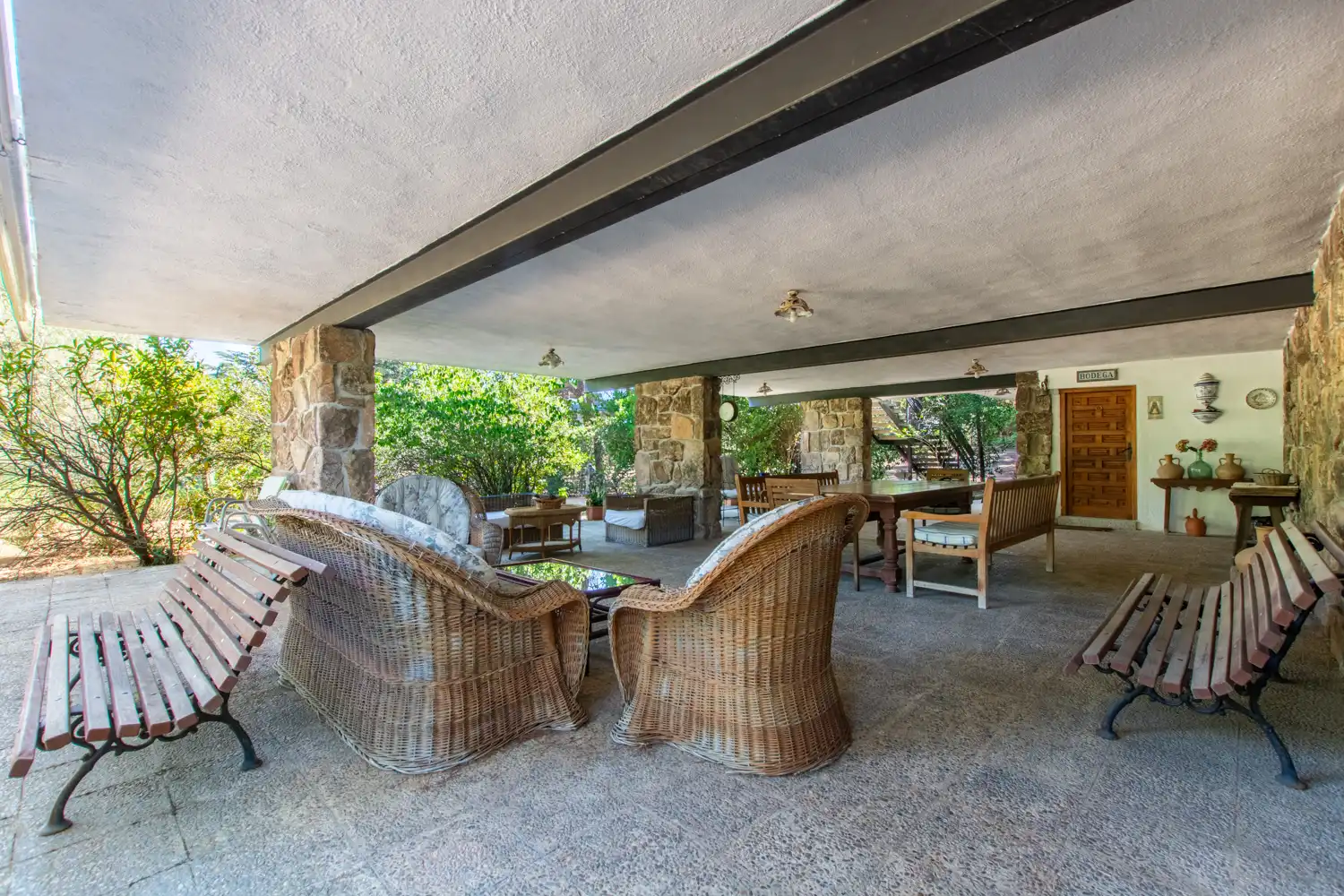 Terrassa de Casa o xalet en venda en Galapagar amb Aire condicionat, Calefacció i Jardí privat