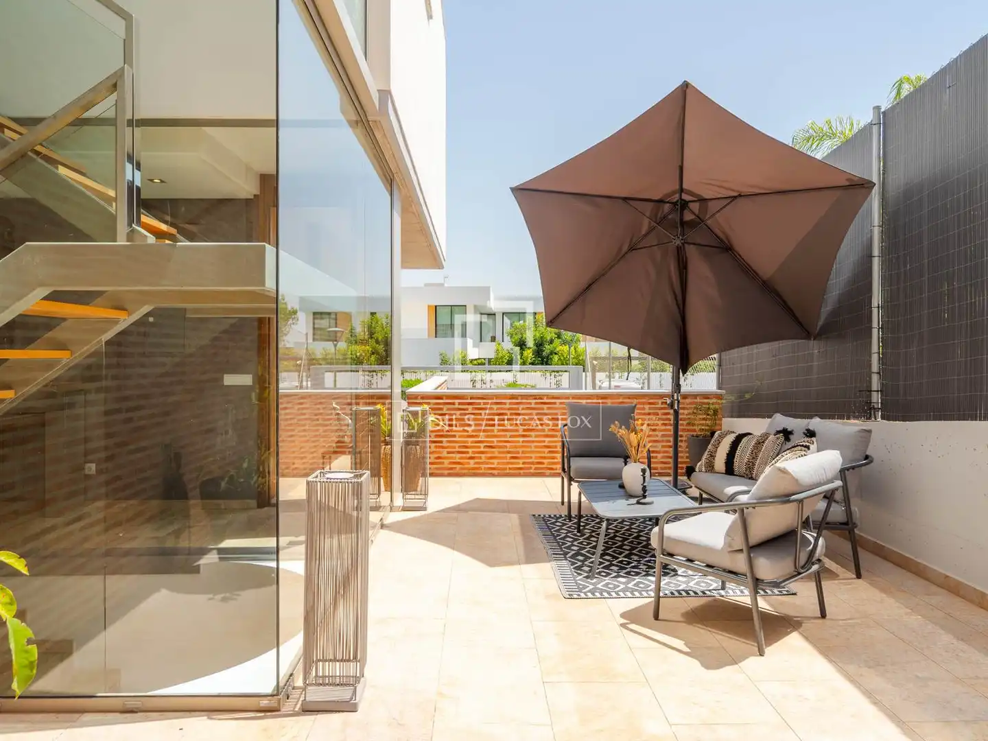 Terrassa de Casa o xalet en venda en Bétera amb Aire condicionat, Jardí privat i Terrassa