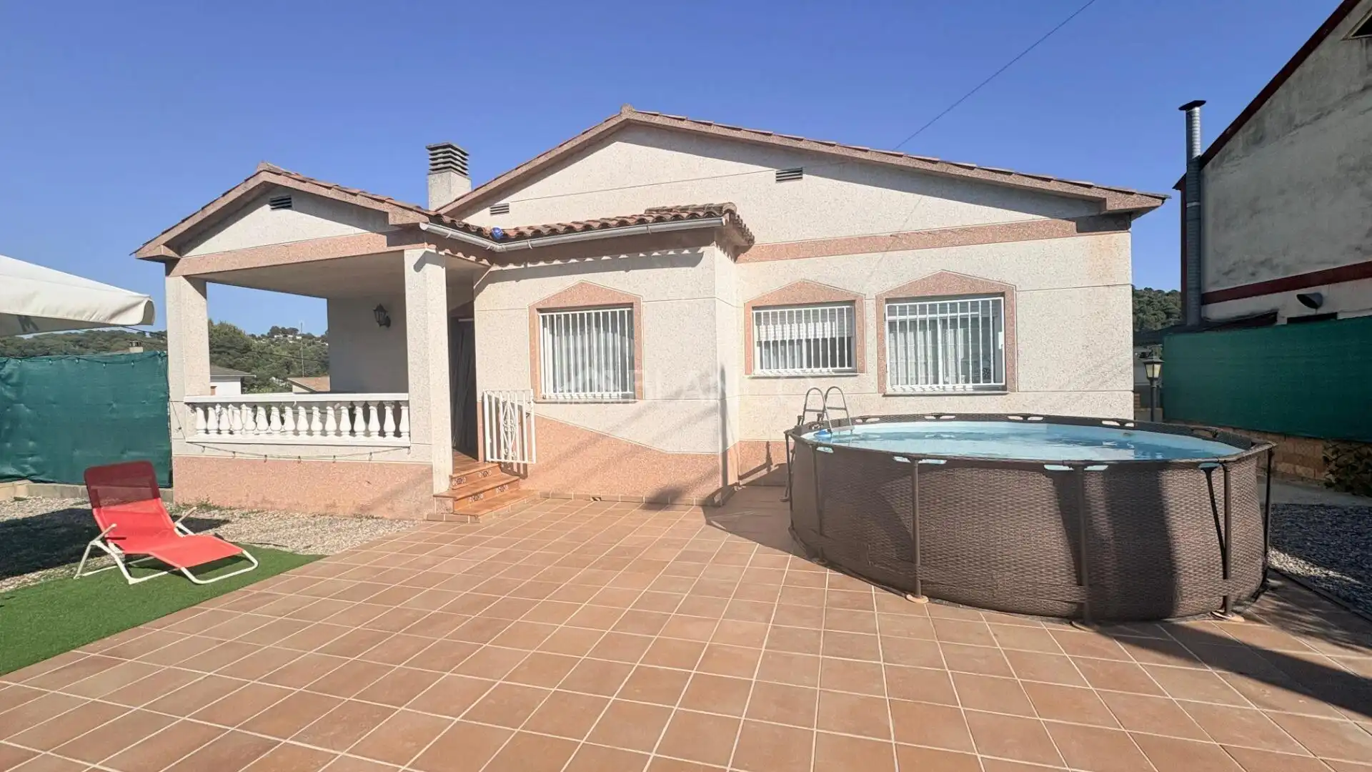 Vista exterior de Casa o xalet en venda en Piera amb Aire condicionat i Calefacció