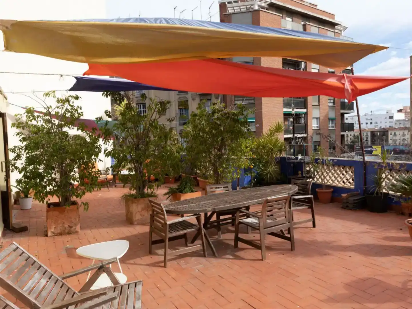 Terraza de Ático para compartir en Valencia con Amueblado y Balcón