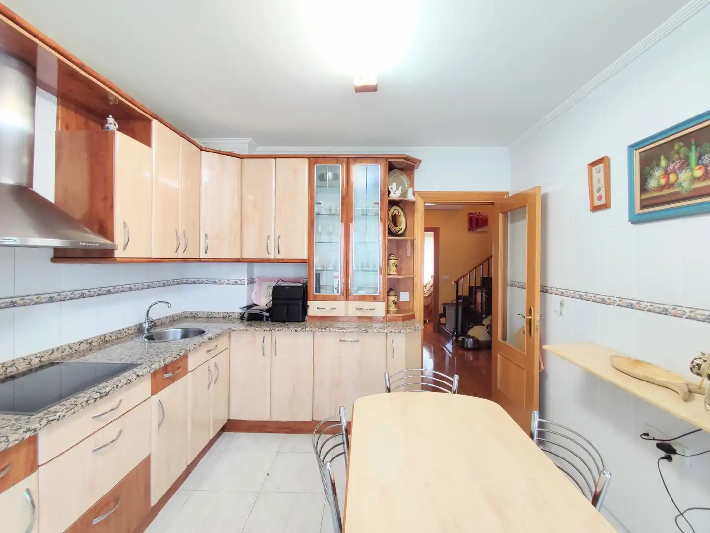 Cocina de Casa adosada en venta en Aoiz / Agoitz con Aire acondicionado, Calefacción y Terraza