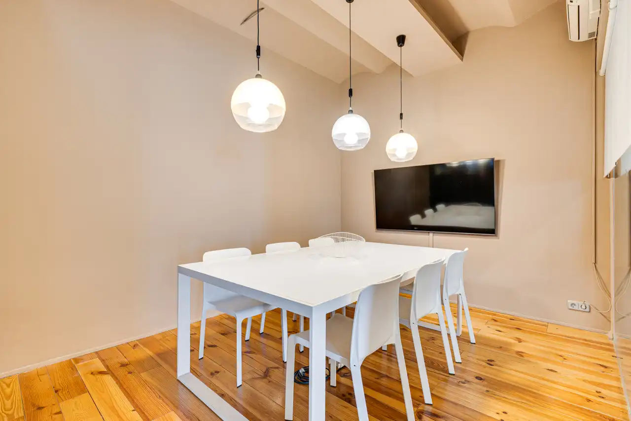 Esszimmer von Büro zur Miete in Barcelona mit Klimaanlage, Heizung und Terrasse