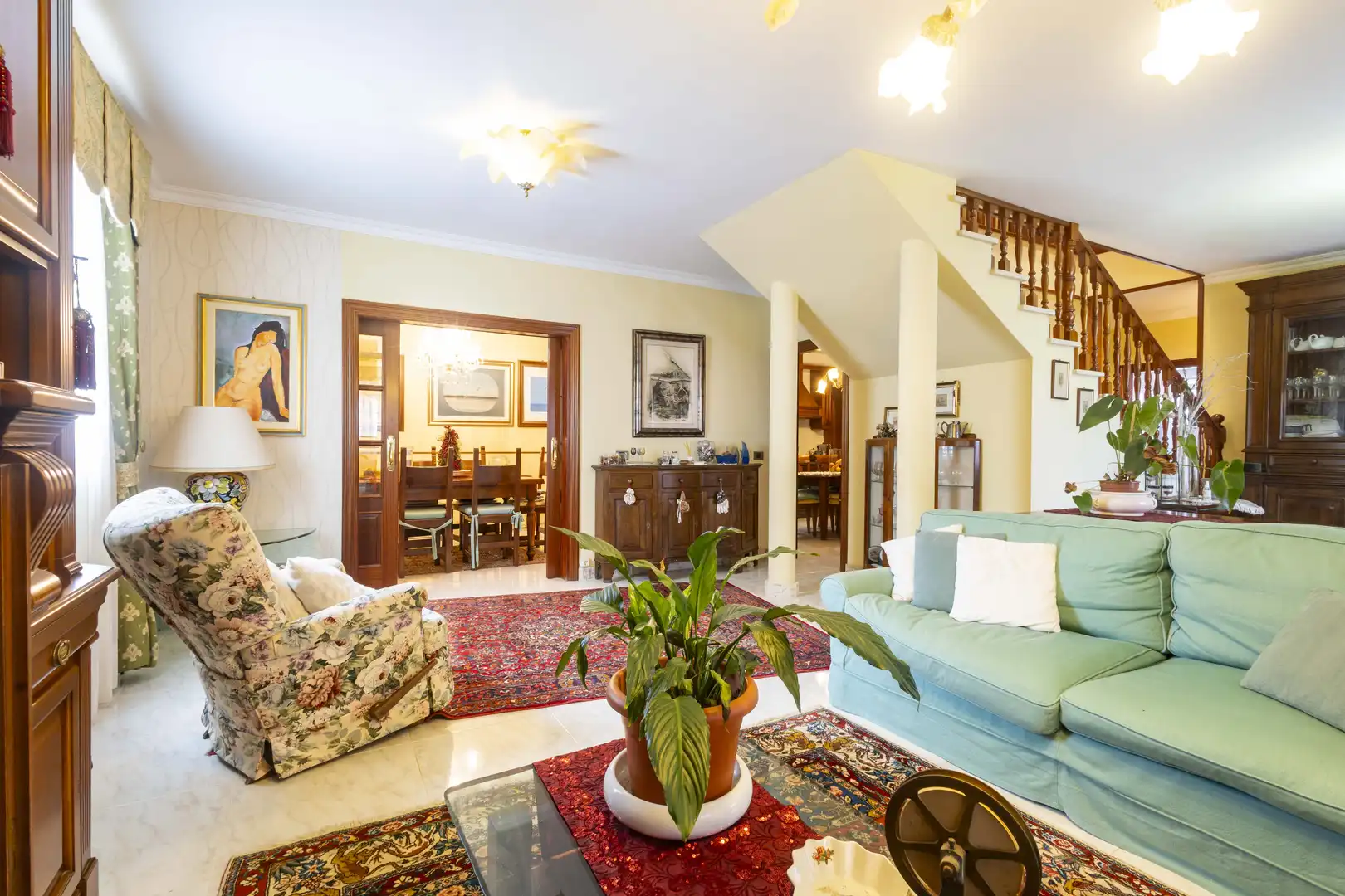 Living room of Houses for sale in San Cristóbal de la Laguna  with Private garden, Terrace and Storage room