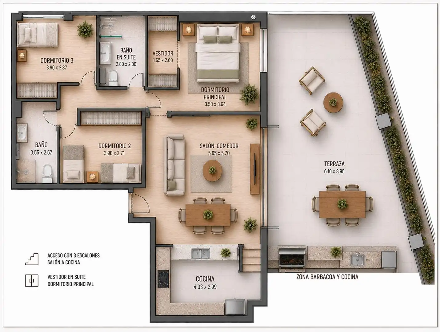 Piso con terraza en venta en El Bajondillo, imagen 25