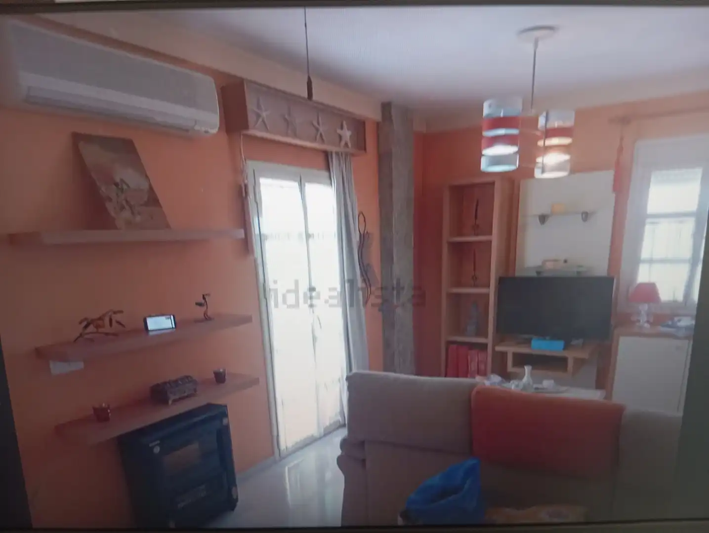 Wohnzimmer von Wohnung zur Miete in Sevilla mit Klimaanlage, Heizung und Möbliert